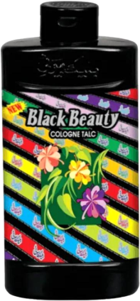 Black Beauty Perfumed Talc Bottle